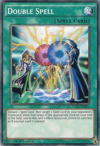 Double Spell - King of Games: Yugi's Legendary Decks (YGLD) #YGLD-ENB23 - Common / Short Print YuGiOh Trading Card