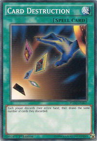 Card Destruction - King of Games: Yugi's Legendary Decks (YGLD) #YGLD-ENB27 - Common / Short Print YuGiOh Trading Card