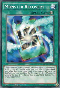 Monster Recovery (B) - King of Games: Yugi's Legendary Decks (YGLD) #YGLD-ENB29 - Common / Short Print YuGiOh Trading Card
