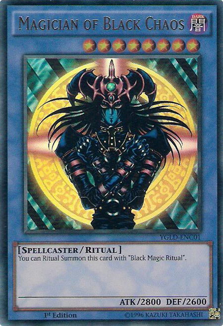 Magician of Black Chaos - King of Games: Yugi's Legendary Decks YuGiOh trading card