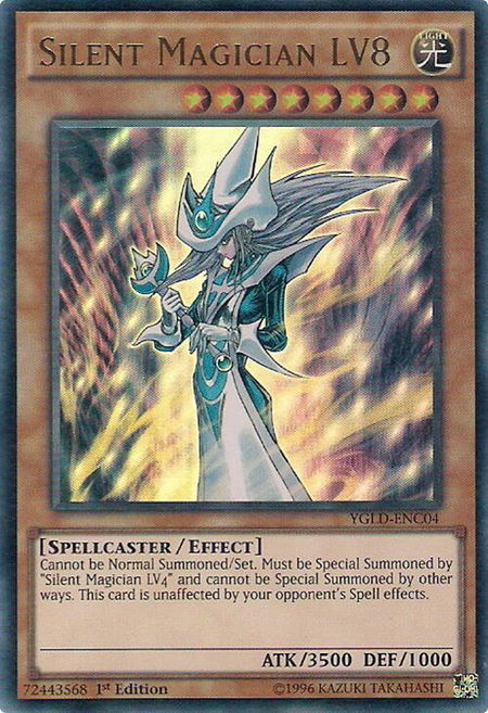 Silent Magician LV8 - King of Games: Yugi's Legendary Decks YuGiOh trading card