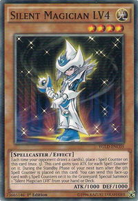 Silent Magician LV4 - King of Games: Yugi's Legendary Decks (YGLD) #YGLD-ENC05 - Common / Short Print YuGiOh Trading Card