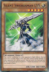 Silent Swordsman LV5 - King of Games: Yugi's Legendary Decks (YGLD) #YGLD-ENC07 - Common / Short Print YuGiOh Trading Card