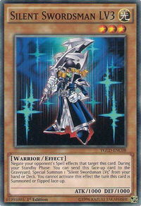Silent Swordsman LV3 - King of Games: Yugi's Legendary Decks (YGLD) #YGLD-ENC08 - Common / Short Print YuGiOh Trading Card