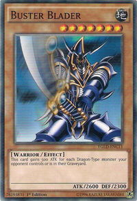 Buster Blader (C) - King of Games: Yugi's Legendary Decks (YGLD) #YGLD-ENC11 - Common / Short Print YuGiOh Trading Card