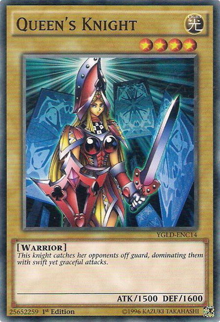 Queen's Knight (C) - King of Games: Yugi's Legendary Decks YuGiOh trading card