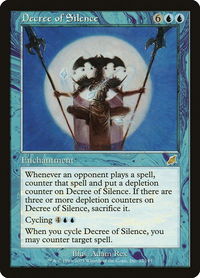Decree of Silence - Scourge (SCG) #32 - Rare Magic: The Gathering Trading Card