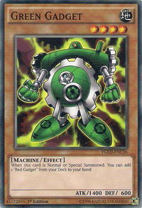Green Gadget - King of Games: Yugi's Legendary Decks (YGLD) #YGLD-ENC16 - Common / Short Print YuGiOh Trading Card