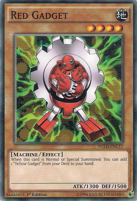 Red Gadget - King of Games: Yugi's Legendary Decks YuGiOh trading card