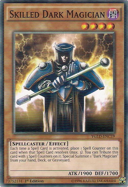 Skilled Dark Magician - King of Games: Yugi's Legendary Decks YuGiOh trading card