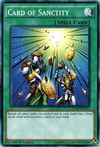 Card of Sanctity - King of Games: Yugi's Legendary Decks (YGLD) #YGLD-ENC27 - Common / Short Print YuGiOh Trading Card