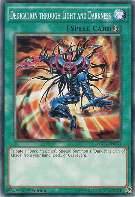 Dedication through Light and Darkness - King of Games: Yugi's Legendary Decks YuGiOh trading card