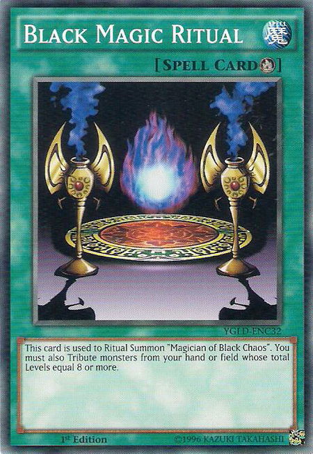 Black Magic Ritual - King of Games: Yugi's Legendary Decks YuGiOh trading card
