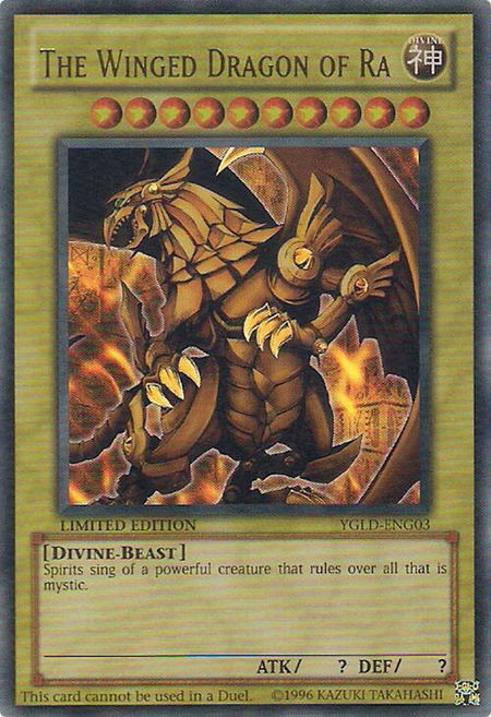 The Winged Dragon of Ra - King of Games: Yugi's Legendary Decks YuGiOh trading card