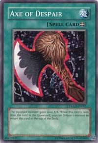 Axe of Despair trading card from Duelist League Demo 2010 Axe of Despair - Duelist League Demo 2010 YuGiOh trading card