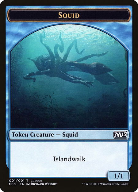 Squid Token - League Promos Magic: The Gathering trading card