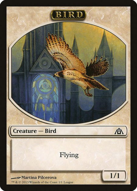 Bird Token - League Promos Magic: The Gathering trading card