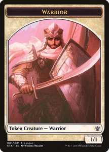 Warrior Token - League Promos (LEP) #4 - Token Magic: The Gathering Trading Card