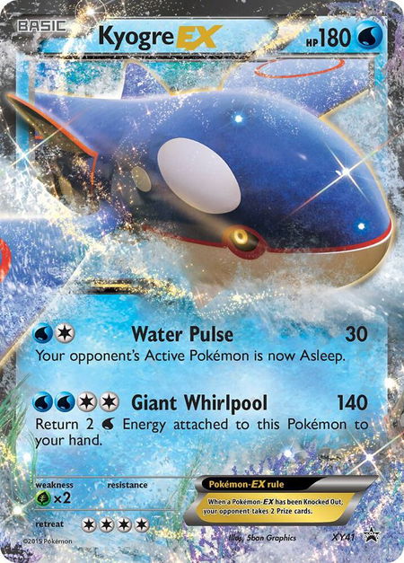 Kyogre EX - XY Promos Pokémon trading card
