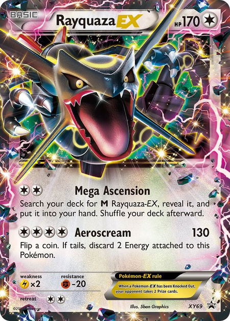 Rayquaza EX (Shiny) - XY Promos Pokémon trading card