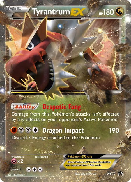 Tyrantrum EX - XY Promos Pokémon trading card