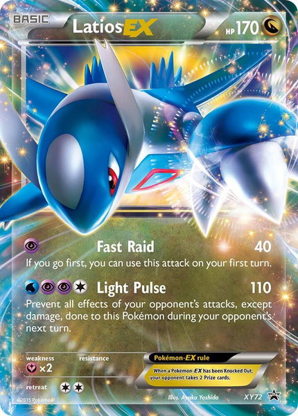 Latios EX trading card from XY Promos Latios EX - XY Promos Pokémon trading card