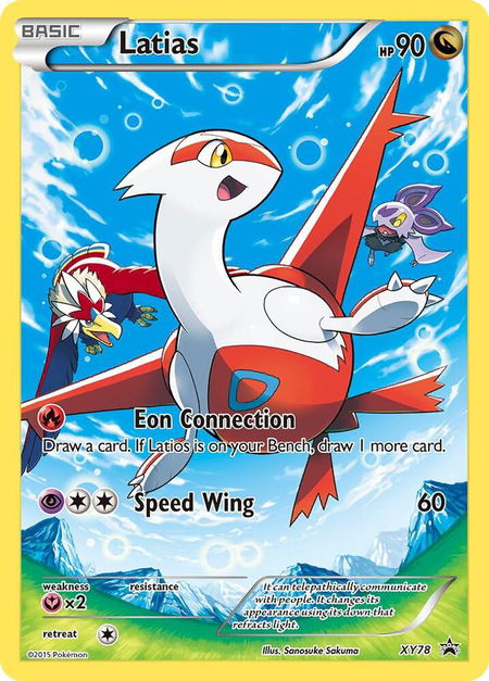 Latias (Full Art Promo) - XY Promos Pokémon trading card