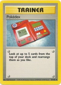 Pokedex - Base Set (BS) #087/102 - Uncommon Pokémon Trading Card