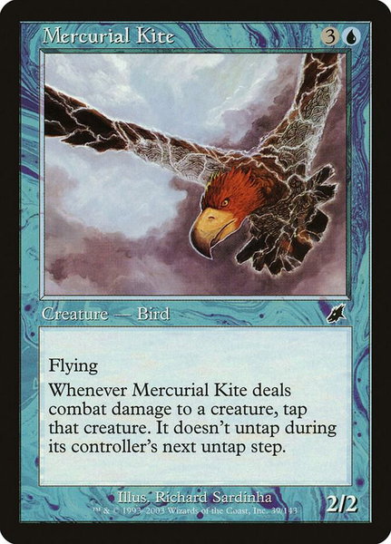 Mercurial Kite trading card from Scourge Mercurial Kite - Scourge Magic: The Gathering trading card