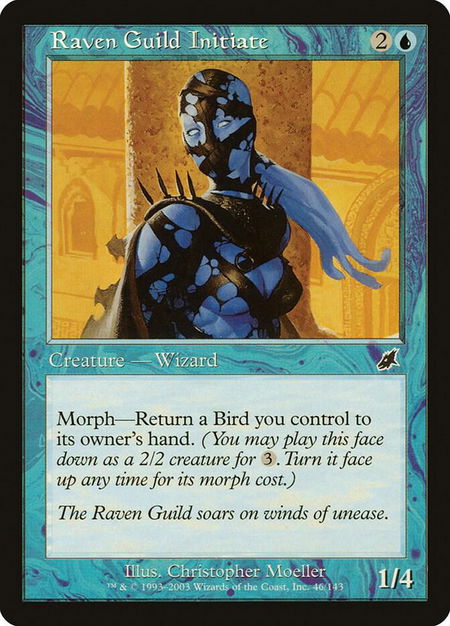 Raven Guild Initiate - Scourge Magic: The Gathering trading card