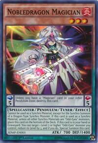 Nobledragon Magician - Structure Deck: Master of Pendulum (SDMP) #SDMP-EN003 - Super Rare YuGiOh Trading Card