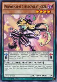 Performapal Skullcrobat Joker - Structure Deck: Master of Pendulum (SDMP) #SDMP-EN006 - Common / Short Print YuGiOh Trading Card
