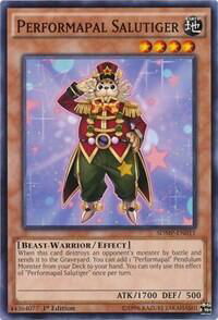 Performapal Salutiger - Structure Deck: Master of Pendulum (SDMP) #SDMP-EN011 - Common / Short Print YuGiOh Trading Card