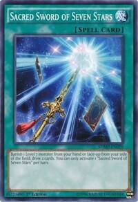 Sacred Sword of Seven Stars - Structure Deck: Master of Pendulum (SDMP) #SDMP-EN029 - Common / Short Print YuGiOh Trading Card