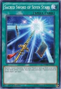 Sacred Sword of Seven Stars - Structure Deck: Master of Pendulum YuGiOh trading card