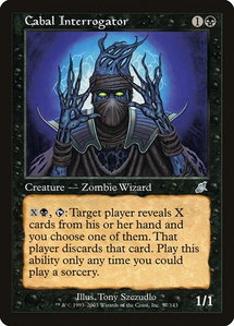 Cabal Interrogator - Scourge (SCG) #57 - Uncommon Magic: The Gathering Trading Card
