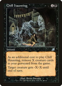 Chill Haunting - Scourge (SCG) #60 - Uncommon Magic: The Gathering Trading Card