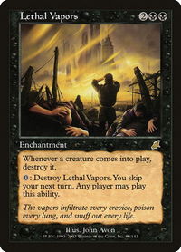 Lethal Vapors - Scourge (SCG) #68 - Rare Magic: The Gathering Trading Card
