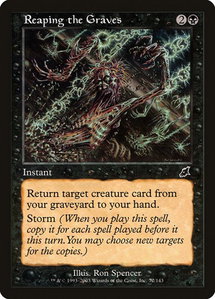 Reaping the Graves - Scourge (SCG) #72 - Common Magic: The Gathering Trading Card