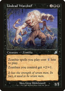 Undead Warchief - Scourge (SCG) #78 - Uncommon Magic: The Gathering Trading Card
