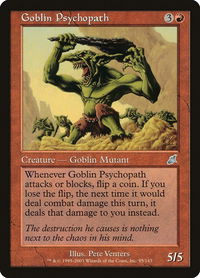 Goblin Psychopath - Scourge (SCG) #95 - Uncommon Magic: The Gathering Trading Card