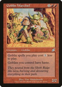Goblin Warchief - Scourge (SCG) #97 - Uncommon Magic: The Gathering Trading Card