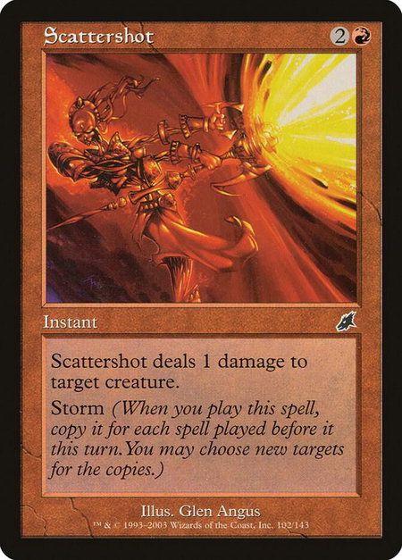 Scattershot - Scourge Magic: The Gathering trading card