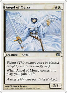 Angel of Mercy - 8th Edition (8ED) #1 - Uncommon Magic: The Gathering Trading Card