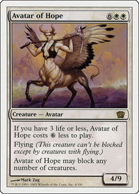 Avatar of Hope - 8th Edition (8ED) #4 - Rare Magic: The Gathering Trading Card
