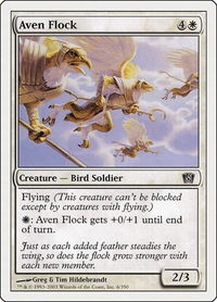 Aven Flock - 8th Edition (8ED) #6 - Common Magic: The Gathering Trading Card