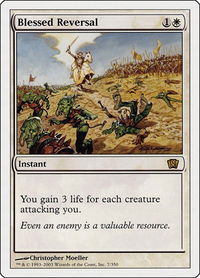 Blessed Reversal - 8th Edition (8ED) #7 - Rare Magic: The Gathering Trading Card