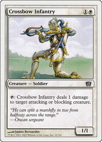 Crossbow Infantry - 8th Edition (8ED) #15 - Common Magic: The Gathering Trading Card