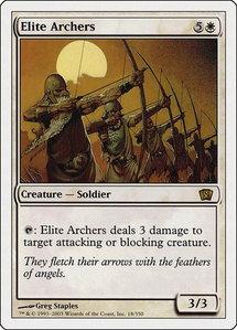 Elite Archers - 8th Edition (8ED) #18 - Rare Magic: The Gathering Trading Card