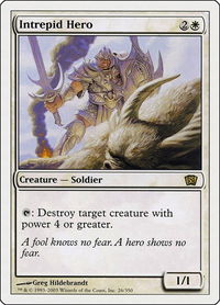 Intrepid Hero - 8th Edition (8ED) #26 - Rare Magic: The Gathering Trading Card